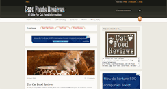 Desktop Screenshot of catfoodreviews.com